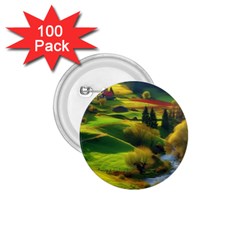 Countryside Landscape Nature 1 75  Buttons (100 Pack)  by Cemarart