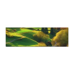 Countryside Landscape Nature Sticker (bumper) by Cemarart