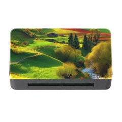 Countryside Landscape Nature Memory Card Reader With Cf by Cemarart