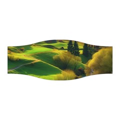 Countryside Landscape Nature Stretchable Headband by Cemarart