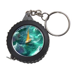 Seascape Boat Sailing Measuring Tape by Cemarart