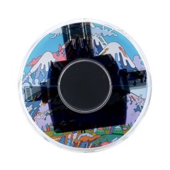 Art Psychedelic Mountain On-the-go Memory Card Reader