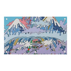 Art Psychedelic Mountain Banner And Sign 5  X 3  by Cemarart