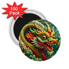 Chinese New Year – Year Of The Dragon 2 25  Magnets (100 Pack)  by Valentinaart