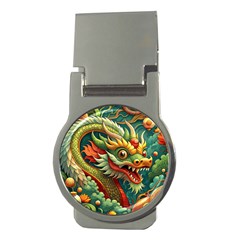 Chinese New Year – Year Of The Dragon Money Clips (round)  by Valentinaart