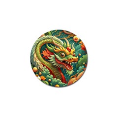 Chinese New Year – Year Of The Dragon Golf Ball Marker by Valentinaart