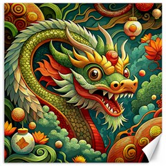 Chinese New Year – Year Of The Dragon Canvas 16  X 16  by Valentinaart