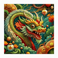 Chinese New Year – Year Of The Dragon Medium Glasses Cloth (2 Sides) by Valentinaart