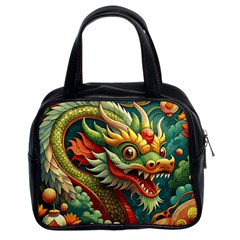 Chinese New Year – Year Of The Dragon Classic Handbag (two Sides) by Valentinaart