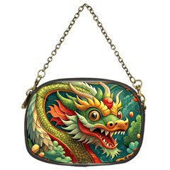 Chinese New Year – Year Of The Dragon Chain Purse (one Side) by Valentinaart