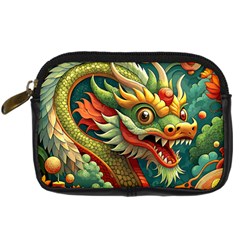 Chinese New Year – Year Of The Dragon Digital Camera Leather Case by Valentinaart