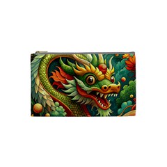 Chinese New Year – Year Of The Dragon Cosmetic Bag (small) by Valentinaart