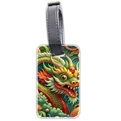 Chinese New Year – Year Of The Dragon Luggage Tag (two Sides) by Valentinaart