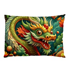 Chinese New Year – Year Of The Dragon Pillow Case (two Sides) by Valentinaart