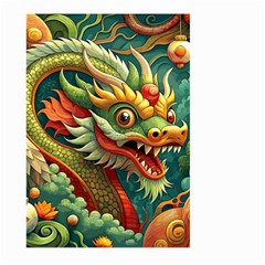 Chinese New Year – Year Of The Dragon Large Garden Flag (two Sides) by Valentinaart