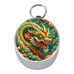 Chinese New Year – Year Of The Dragon Mini Silver Compasses by Valentinaart