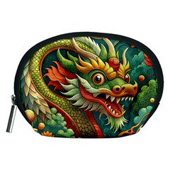 Chinese New Year – Year Of The Dragon Accessory Pouch (medium) by Valentinaart