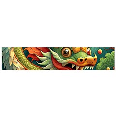 Chinese New Year – Year Of The Dragon Small Premium Plush Fleece Scarf