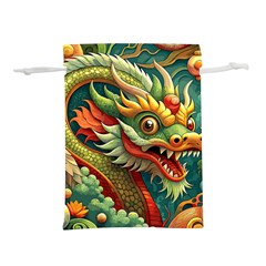 Chinese New Year – Year Of The Dragon Lightweight Drawstring Pouch (s) by Valentinaart