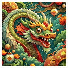 Chinese New Year – Year Of The Dragon Lightweight Scarf  by Valentinaart