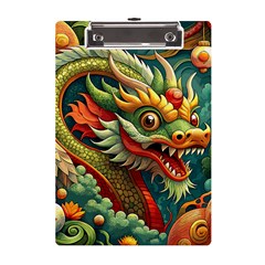 Chinese New Year – Year Of The Dragon A5 Acrylic Clipboard by Valentinaart