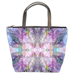 Blended Butterfly Bucket Bag by kaleidomarblingart