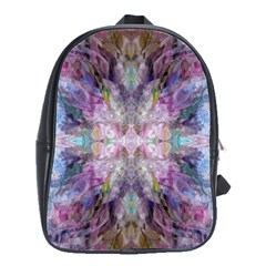 Blended Butterfly School Bag (large) by kaleidomarblingart