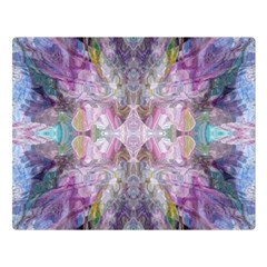 Blended Butterfly Two Sides Premium Plush Fleece Blanket (large) by kaleidomarblingart