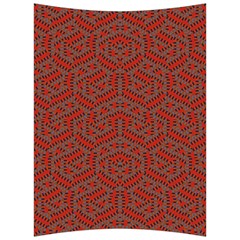 Hexagon Motif Geometric Tribal Style Pattern Back Support Cushion by dflcprintsclothing