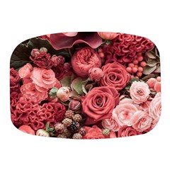 Pink Roses Flowers Love Nature Mini Square Pill Box by Grandong