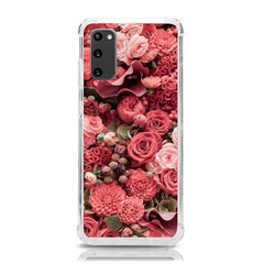 Pink Roses Flowers Love Nature Samsung Galaxy S20 6 2 Inch Tpu Uv Case by Grandong