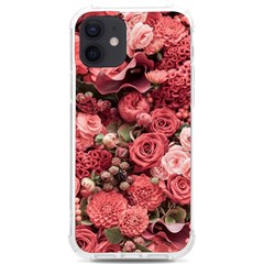 Pink Roses Flowers Love Nature Iphone 12/12 Pro Tpu Uv Print Case by Grandong