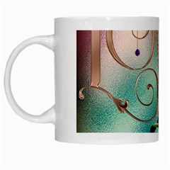 Love Amour Butterfly Colors Flowers Text White Mug by Grandong