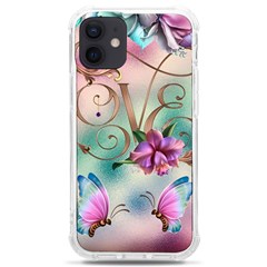 Love Amour Butterfly Colors Flowers Text Iphone 12 Mini Tpu Uv Print Case	 by Grandong