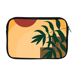 Arch Stairs Sun Branches Leaves Boho Bohemian Botanical Minimalist Nature Apple Macbook Pro 17  Zipper Case by Grandong