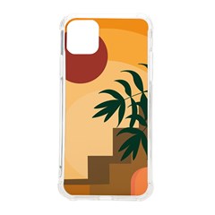 Arch Stairs Sun Branches Leaves Boho Bohemian Botanical Minimalist Nature Iphone 11 Pro Max 6 5 Inch Tpu Uv Print Case by Grandong