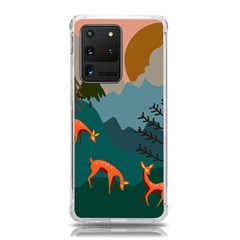 Roe Deer Animal Boho Bohemian Nature Samsung Galaxy S20 Ultra 6 9 Inch Tpu Uv Case by Grandong