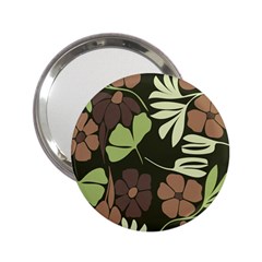 Flowers Leaves Plant Botanical Boho Bohemian Minimalist Nature 2.25  Handbag Mirrors