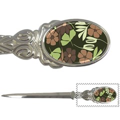 Flowers Leaves Plant Botanical Boho Bohemian Minimalist Nature Letter Opener