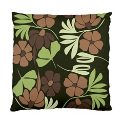 Flowers Leaves Plant Botanical Boho Bohemian Minimalist Nature Standard Cushion Case (Two Sides)