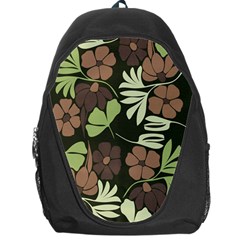 Flowers Leaves Plant Botanical Boho Bohemian Minimalist Nature Backpack Bag by Grandong