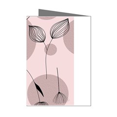 Flowers Pattern Botanical Scrapbook Mini Greeting Cards (pkg Of 8) by Grandong