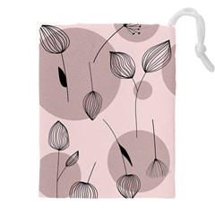 Flowers Pattern Botanical Scrapbook Drawstring Pouch (5xl) by Grandong