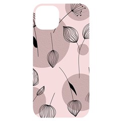 Flowers Pattern Botanical Scrapbook Iphone 14 Plus Black Uv Print Case by Grandong