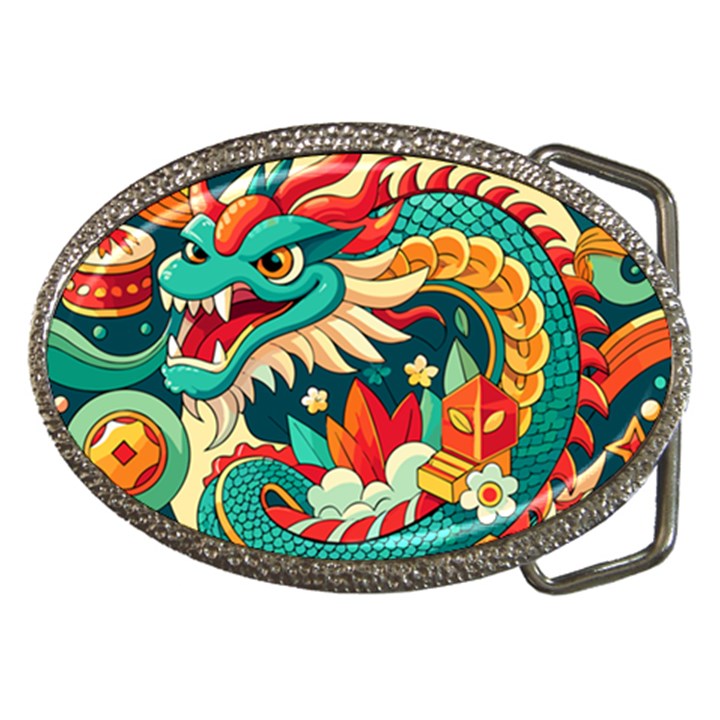 Chinese New Year – Year of the Dragon Belt Buckles