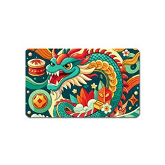 Chinese New Year – Year Of The Dragon Magnet (name Card) by Valentinaart