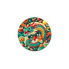 Chinese New Year – Year Of The Dragon Golf Ball Marker (10 Pack) by Valentinaart