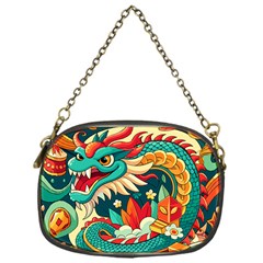 Chinese New Year – Year Of The Dragon Chain Purse (one Side) by Valentinaart