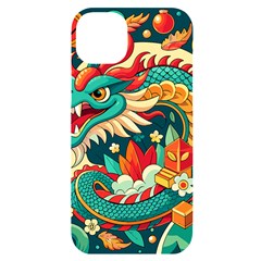 Chinese New Year – Year Of The Dragon Iphone 14 Plus Black Uv Print Case by Valentinaart