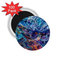 Kaleidoscopic Currents 2 25  Magnets (100 Pack)  by kaleidomarblingart